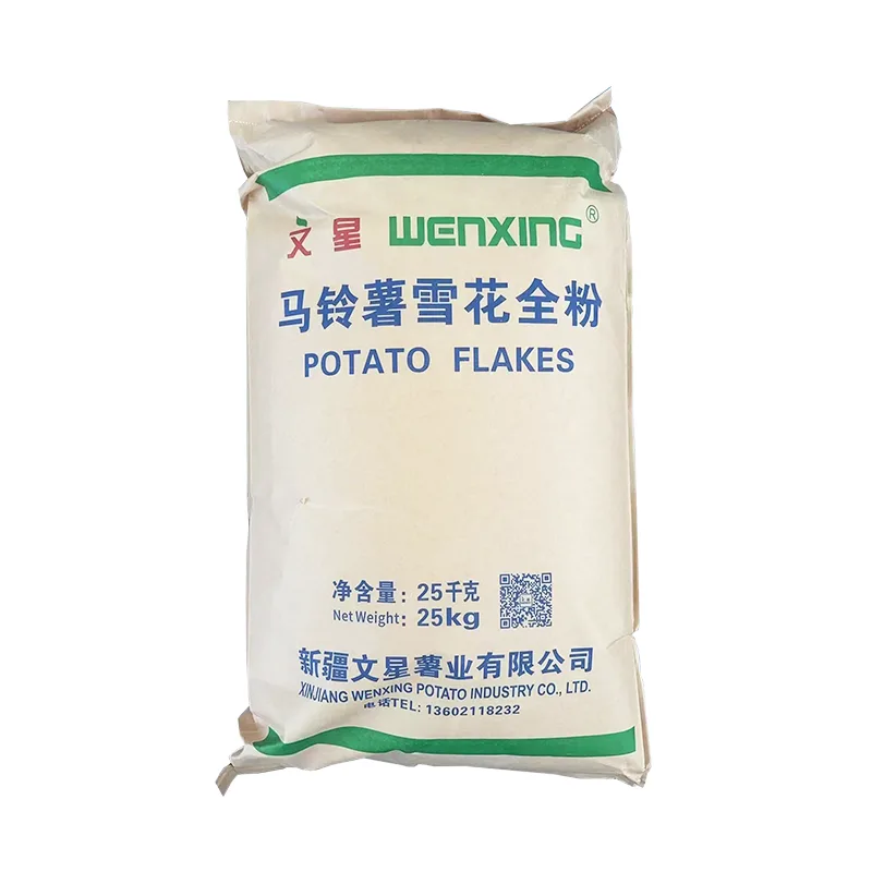 Chips y patatas fritas en gránulos de patata